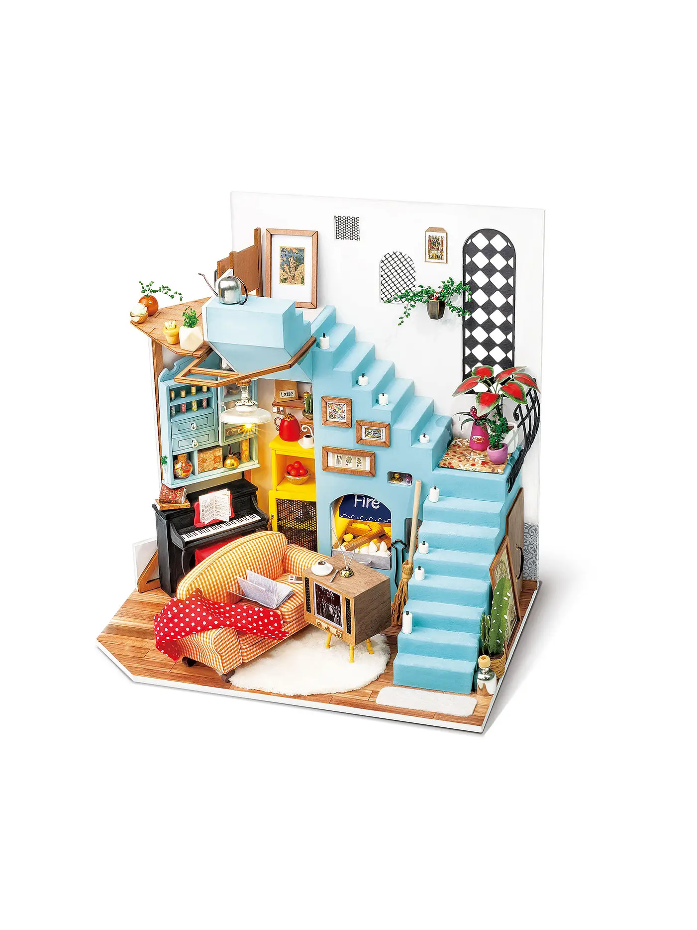 ROBOTIME | Joy's Peninsula Living Room DG141 Mediterranean Miniature | 